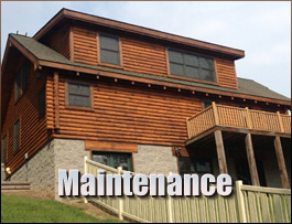  Perry, Ohio Log Home Maintenance