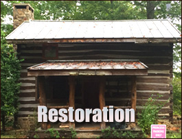 Historic Log Cabin Restoration  Perry, Ohio